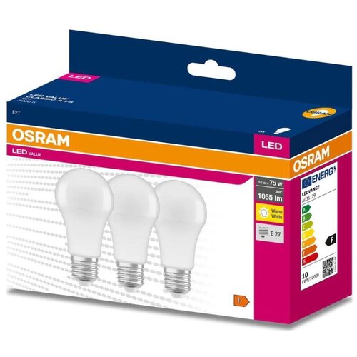 Osram set 3x led sijalica A60 E27/10W/230V 3000K Cene