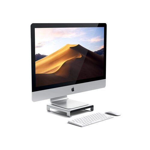 Satechi Aluminum Monitor Stand Hub for iMac, Srebro Slike
