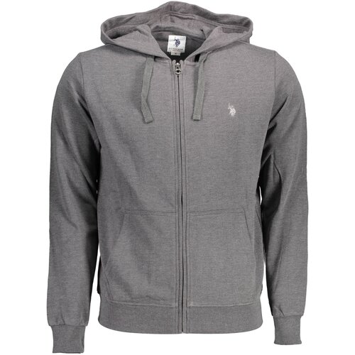 U.S. Polo Assn. US POLO SWEATSHIRT WITH ZIP GRAY MAN Slike