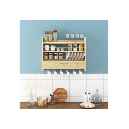Hanah home kuhinjska polica knott oak Slike
