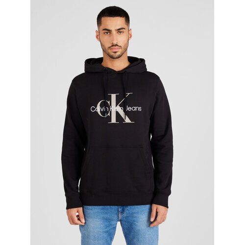 Calvin Klein Jeans MEN&amp;#039;S BLACK ZIPLESS SWEATSHIRT Slike