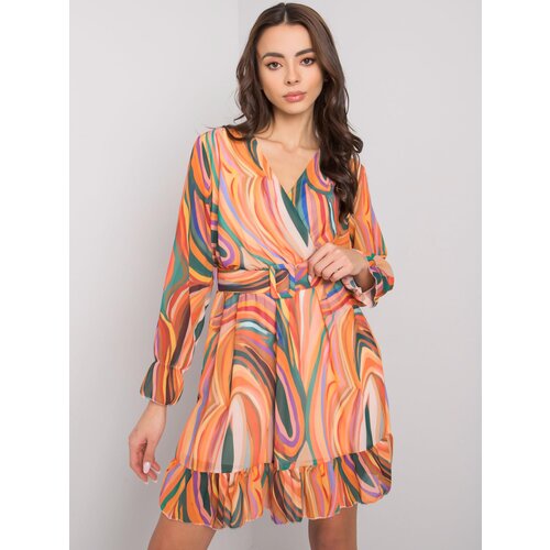Italy Moda Dress-DHJ-SK-12220-4.21-Orange Cene