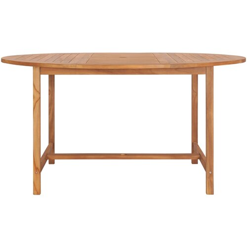  Vrtni stol 150 x 76 cm od masivne tikovine Slike