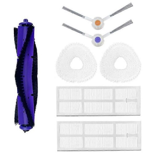INORCO Glavna krtaa, stranska krtaa Hepa Filter Mop Cloth, zdruljiva z dodatki za robotski sesalnik Narwal J3, (21984975) Slike