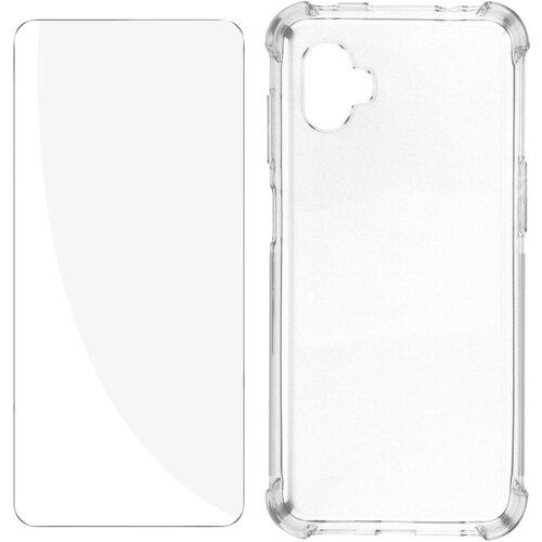AVIZAR Samsung Galaxy Xcover 6 Pro 360° Premium Protection Pack: odbijac iz kaljenega stekla, odporen na udarce, (20639648) Cene