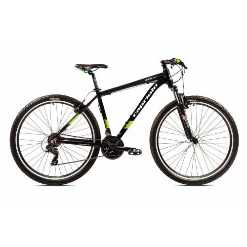 Capriolo mountain bike level 9.1 crno zeleni 19in Slike