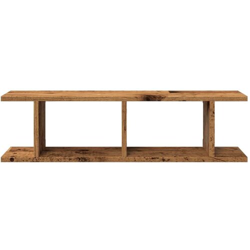 VidaXL Zidne police 2 kom boja staro drvo 75x18x20cm konstruirano drvo Slike