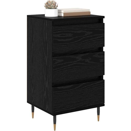 vidaXL Kreveta s ladicama Crni hrast 35 x 40 x 70 cm Konstruirano drvo Cene