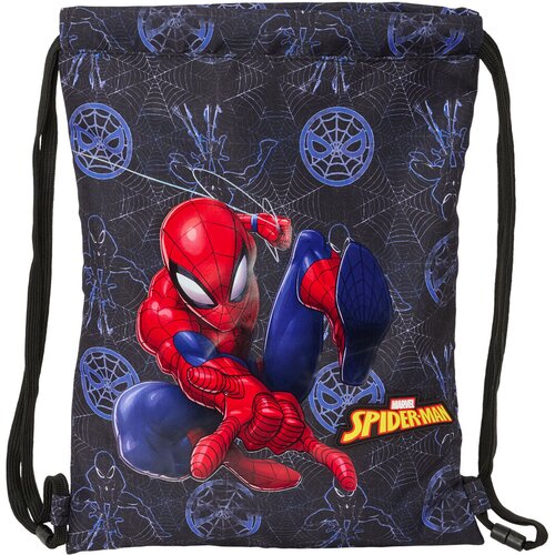  Nahrbtnik s trakovi Spider-Man Attack Črna 26 x 34 x 1 cm Slike