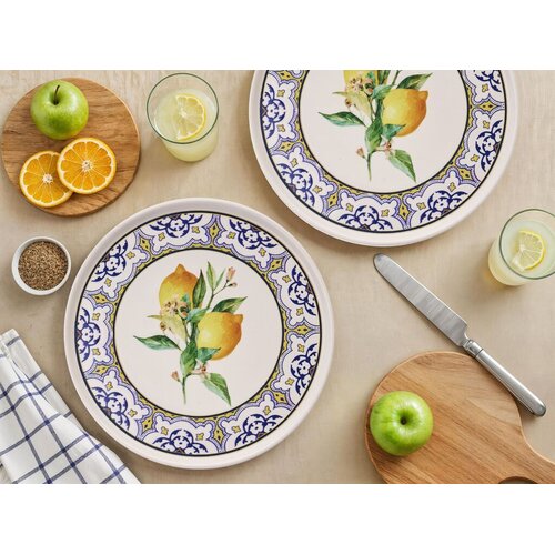 Hermia Set servisnih tanjira, 6 komada, Žuti Cene