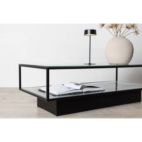 Furniture Fashion Maglehem klub stolić 130 &amp;times; 60 cm, crni Slike