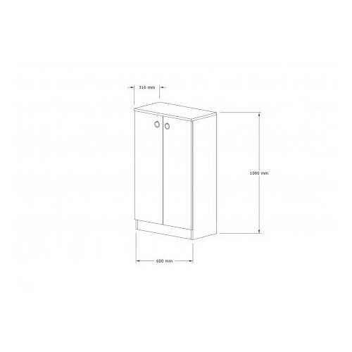 Hanah home Defne Sapphire (835PUQ3904) Stalak za cipele, bukva Slike