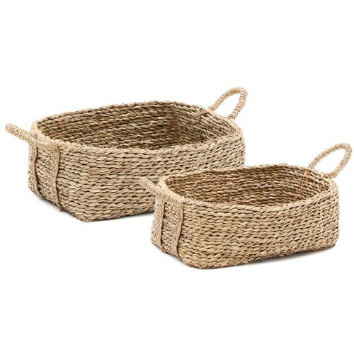 Kave Home Ko&scaron;are v kompletu 2 ks iz vodne hijacinte 34x24x19 cm Milly &ndash; Cene