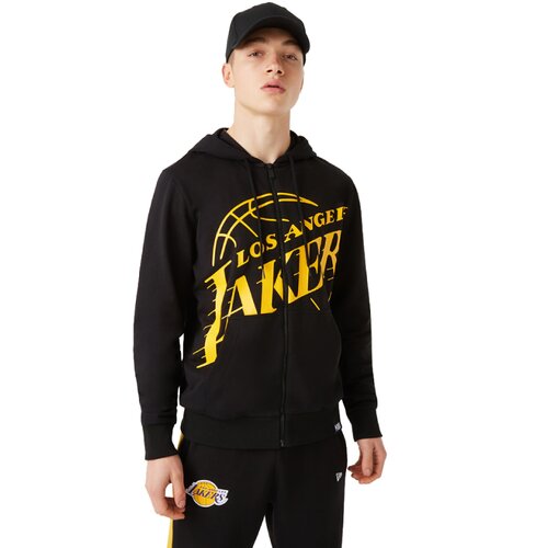 New Era Los Angeles Lakers Enlarged Logo zip majica sa kapuljačom Slike