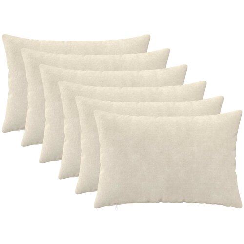  Presvlaka za jastuk 6 pcs HEERLEN Krem 50 x 80 cm Slike