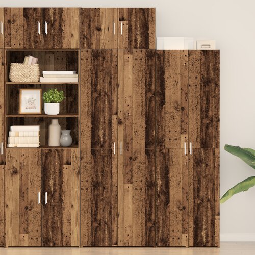 VidaXL Shramba Omara Stara Lesena 70x42.5x225 cm Inženirski les, Stenska Omara Stara Lesena 70x42.5x40 cm Inženirski les Slike