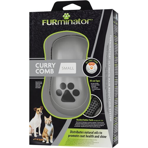 Furminator Curry Comb četka - oko D 12 x &amp;Scaron; 6 x V 4 cm Slike