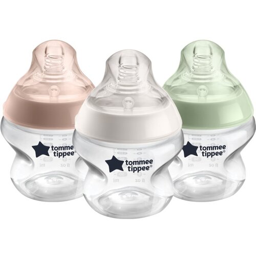 Tommee Tippee C2N Closer to Nature Baby Bottles Set bočica za bebe 0m+ 3x150 ml Slike