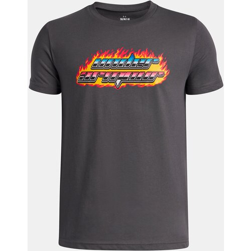 Under Armour Boys&amp;#039; T-shirt UA Flame WM SS-GRY - Boys Slike