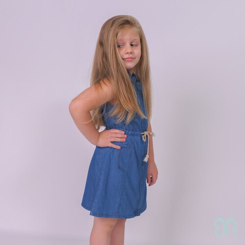 Breze haljina za devojčice plava 113718 Slike