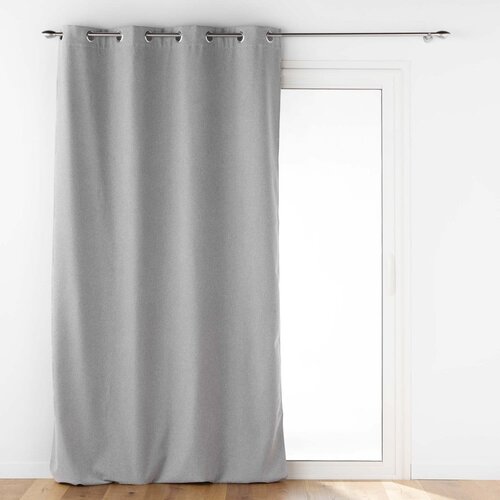 Douceur d intérieur Svetlo siva akustična zavesa 140x260 cm Jupiter – Cene