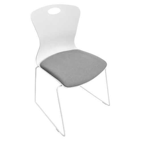 Master Stolica fiksna 45x42x43x87cm bijela/siva 028 Slike