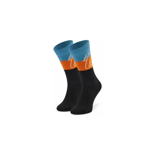 Happy Socks Otroške visoke nogavice KGOR01-9300 Črna