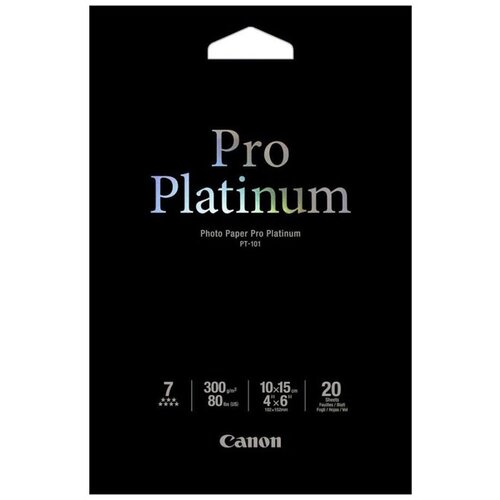 Canon Foto papir Pro Platinum PT-101, 10 x 15 cm, 20 listov, 300 gramov Cene