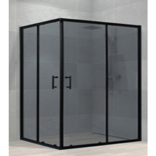 Master Staklo tuš kabine 90x90cm LP-530 crno Cijene