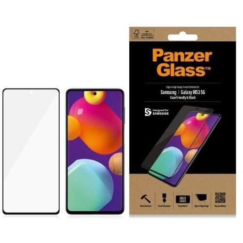PanzerGlass KALJENO STEKLO E2E REGULAR ZA SAMSUNG GALAXY M53 Z OKVIROM, (21911516) Cene