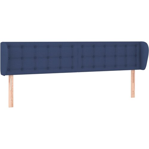 Maison Chic vzglavna omarica - nočna omarica - posteljna omarica z u&amp;scaron;esi modro 163x23x78/88 cm blago, (21713006) Slike