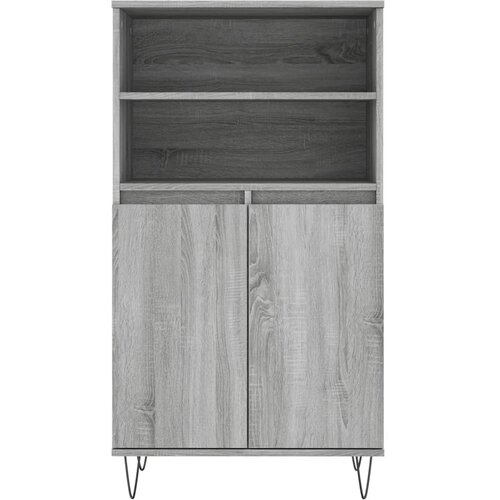  Visoka komoda siva sonome 60x36x110 cm od konstruiranog drva Slike