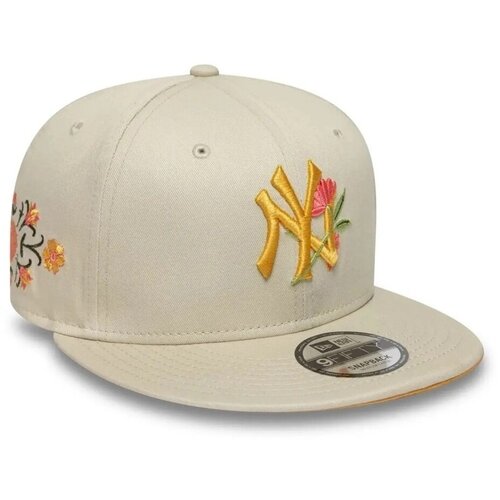 New Era Kape s &amp;scaron;iltom 9FIFTY FLORAL NEW YORK YANKEES Bež Slike