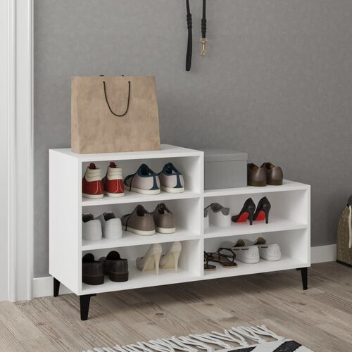 vidaXL Ormarić za cipele bijeli 102 x 36 x 60 cm od konstruiranog drva Cijene