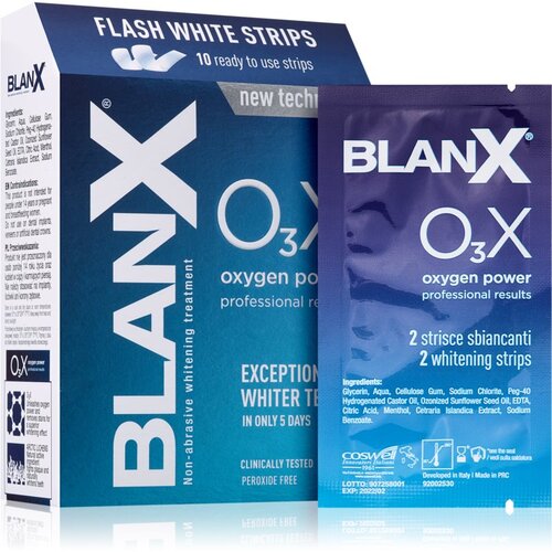 Blanx O3X Strips belilni trakovi za zobe 10 kos Slike