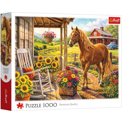 Trefl Konj na kmetiji 1000-delni puzzle - Cene