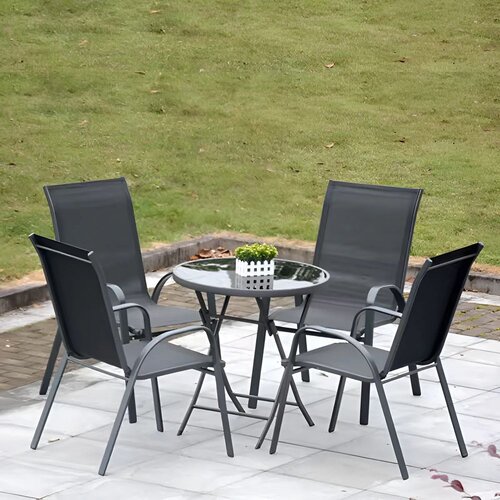 Modern Home modernhome set od 2 vrtne stolice - siva Slike