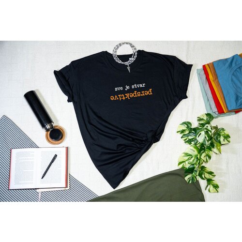 stvar perspektive - unisex majica crna Cene
