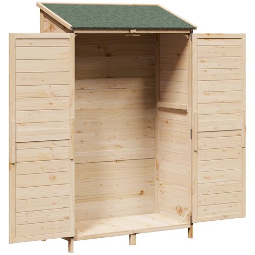  Vrtna &amp;Scaron;upa Prirodna 106 x 56 x 176,5 cm Konstruirano drvo Slike