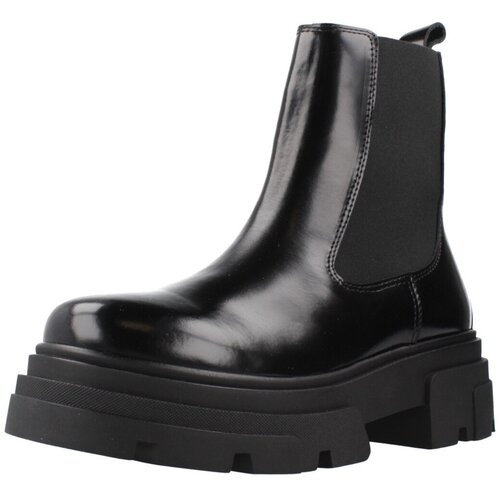 Tommy Hilfiger Pol&amp;scaron;kornji TH SHINY LEATHER CHELSEA Črna Slike