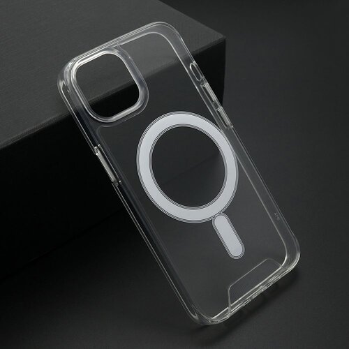  Maska silikonska magnetic za iphone 14/ providna Slike