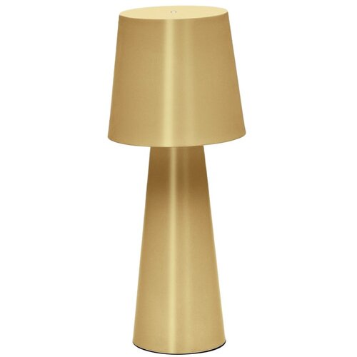 Kave Home LED zatemnitvena namizna svetilka v zlati barvi s kovinskim senčilom (višina 40 cm) Arenys – Cene