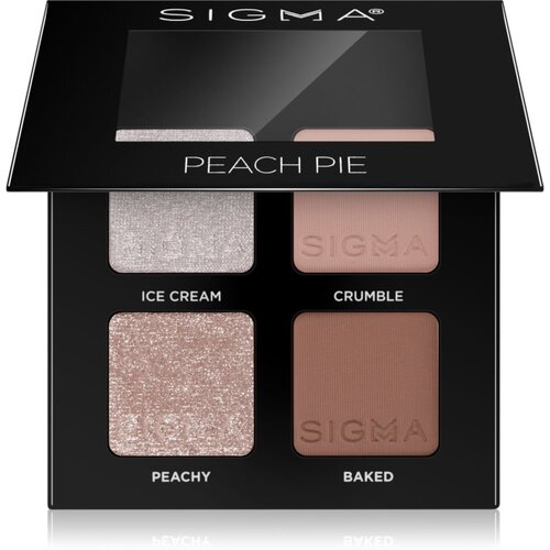 Sigma Beauty Quad paleta senčil za oči odtenek Peach Pie 4 g Cene