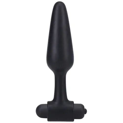 Doc Johnson Vibrating Butt Plug 5"/12cm Black