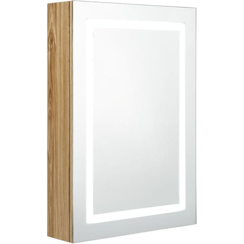 Maison Chic LED Kopalniška omarica - Kopalniški kabinet z ogledalom hrast 50x13x70 cm, (21795013) Cene