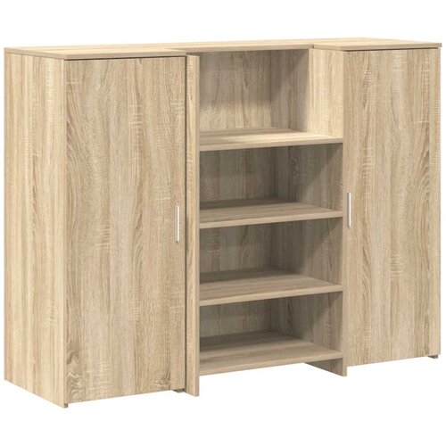 Maison Chic Sprejemna miza - Računalniška miza - pisarniška miza sonoma hrast 135x50x103,5 cm inženirski les, (21785647) Cene