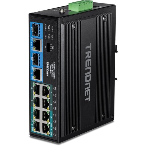  Trendnet TI-BG104 network switch Unmanaged Gigabit Ethernet (10 /100 /1000) Power over Ethernet (PoE) Black Slike
