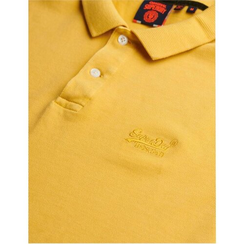 Superdry Polo majice kratki rokavi - Rumena Slike