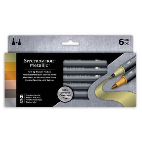 Crafters Companion METALLIC FLOMASTRI SPECTRUM, SET 6, (21335390) Cene