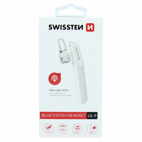 Swissten Bluetooth slušalice za vožnju UL-9 stereo bela Cene